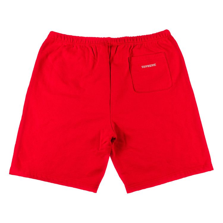 Buy Supreme Embroidered S Sweatshort 'Red' - SS21SH18 RED | GOAT