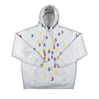 【Supreme】Wild Embroidered Hooded★Ash Grey★24FW★ Supreme Wild Embroidered Hooded Sweatshirt Ash Grey Men's
