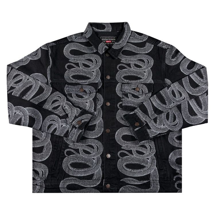トップス HYSTERIC GLAMOUR SNAKE LOOP TRACK JACKET Hysteric Glamour Hysteric Glamour 'Snake Loops' track jacket
