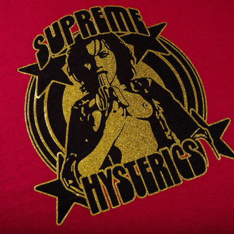 Supreme X Hysteric Glamour Long-Sleeve Tee 'dark Magenta'