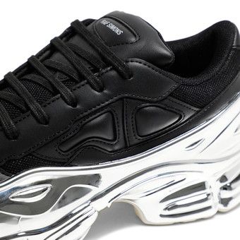 Ozweego Metallic Raf Simons Sneakers Black And Silver Adidas Raf Simons Ozweego Metallic Adidas X Raf Simons Ozweego Mirrored Black  Metallic Men 10 Sneakers