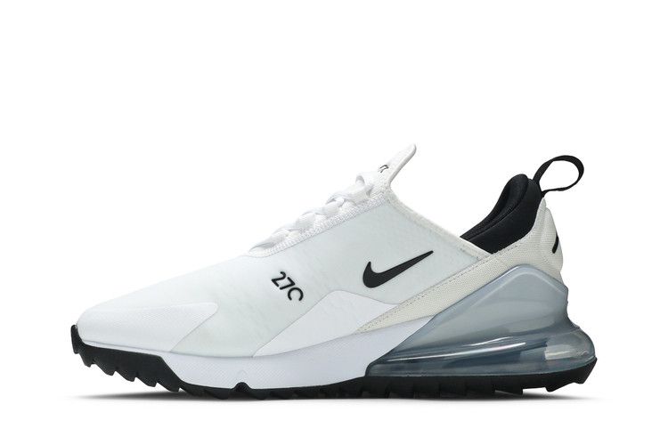 Size 11 - Nike factory Air Max 270 G White Black Pure Platinum Golf Shoes CK6483-102