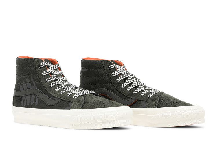 Vans Porter-Yoshida & Co. X OG Sk8-Hi Lx Forest Night Floral Checkerboard