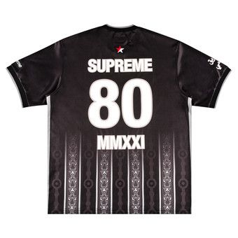 Buy Supreme Arabic Logo Soccer Jersey 'Black' - SS21KN26 BLACK