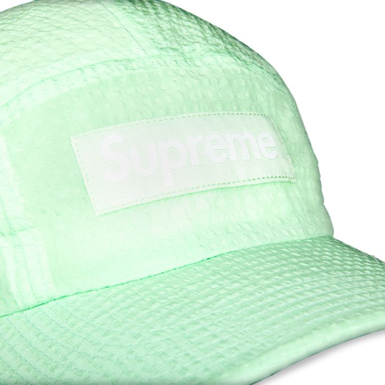 Supreme Mesh Seersucker Camp Cap タン 21ss Supreme Mesh Seersucker Camp Cap (SS21) - $48