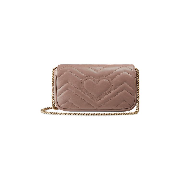 Gucci GG Marmont Matelassé Leather Super Mini Bag Beige