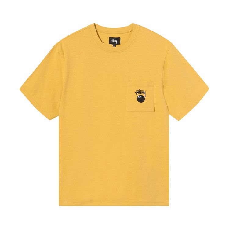 Stussy 8 Ball Pocket Crew 'mustard'