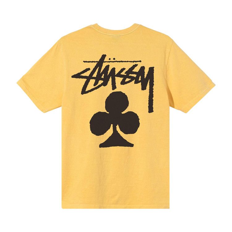 Stussy Club Pigment Dyed T-Shirt Yellow