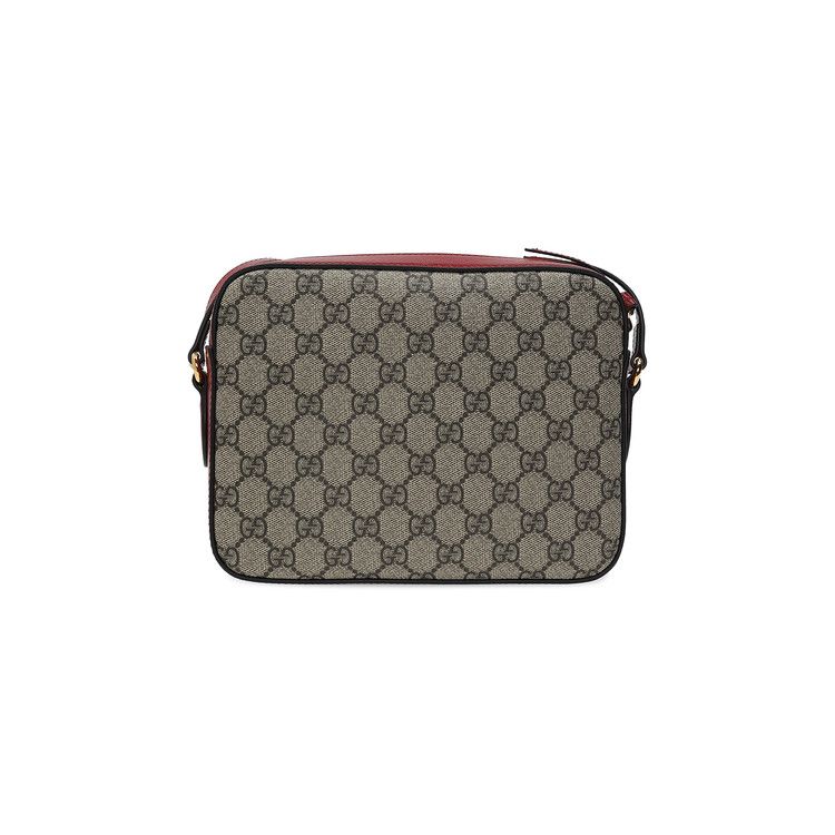 Gucci Horsebit 1955 Small Shoulder Bag Beige/Red
