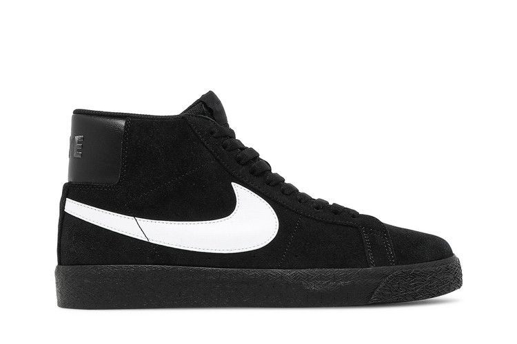 Nike SB Zoom Blazer Mid Black White — foto 2