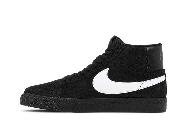 Nike SB Zoom Blazer Mid Black White — foto 4