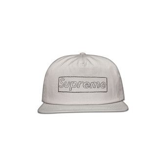 Buy Supreme x KAWS Chalk Logo 5-Panel 'Grey' - SS21H113 GREY | GOAT