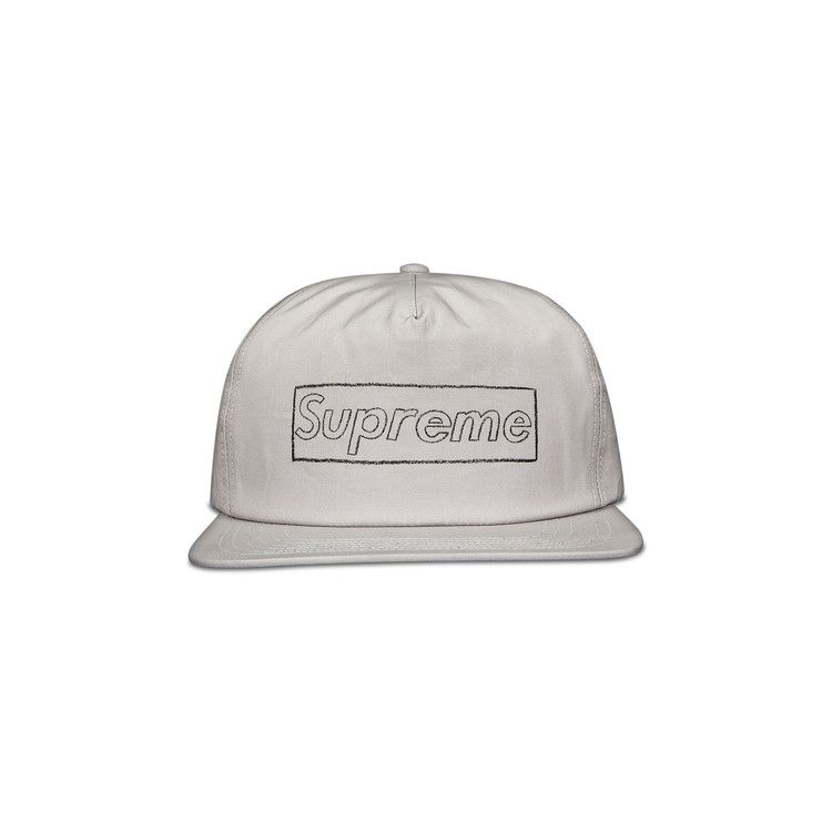 Buy Supreme x KAWS Chalk Logo 5-Panel 'Grey' - SS21H113 GREY | GOAT
