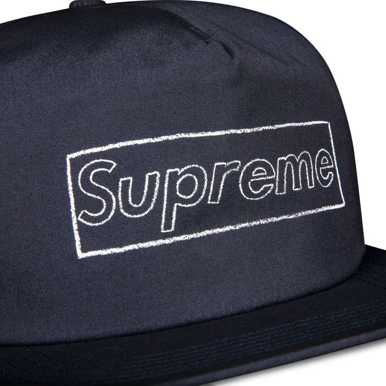 Supreme kaws キャップ Buy Supreme x KAWS Chalk Logo 5-Panel 'Navy' - SS21H113 NAVY