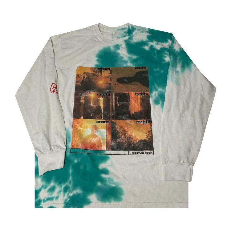Cactus Jack By Travis Scott Something's Coming Ii Long-Sleeve T-Shirt 'white Bleach'