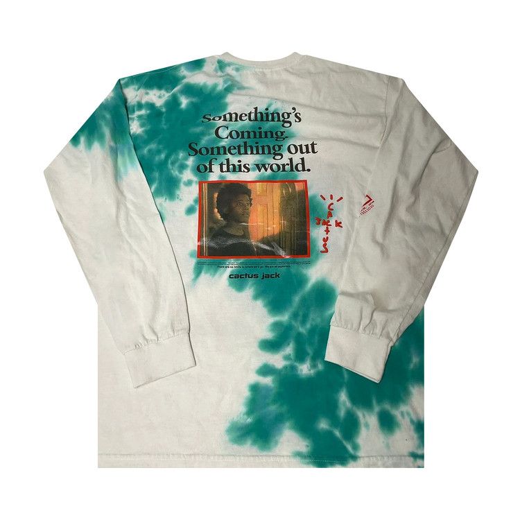 Cactus Jack By Travis Scott Something's Coming Ii Long-Sleeve T-Shirt 'white Bleach'