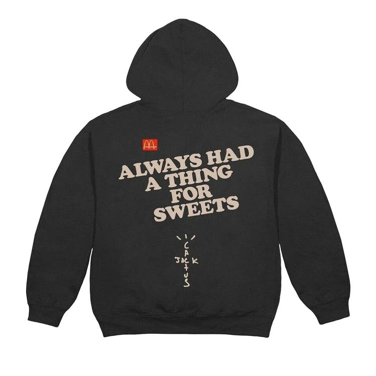 Buy Cactus Jack by Travis Scott x McDonald's Apple Pie Hoodie 'Black' -  CJMD HS70 BLAC | GOAT