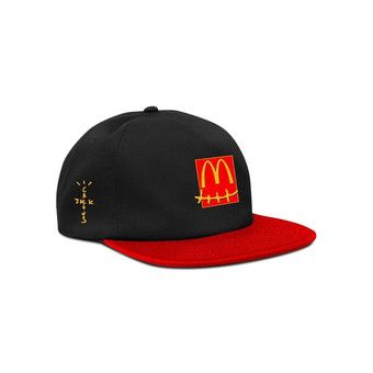 Travis Scott x McDonald#39;s Smile Hat Black/Red