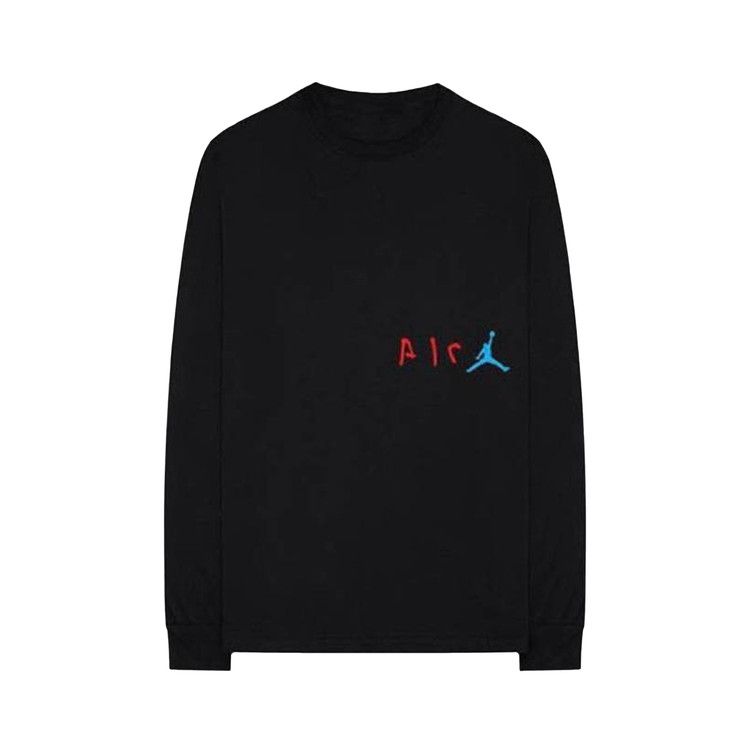 Cactus Jack By Travis Scott X Air Jordan Long-Sleeve T-Shirt I 'black'