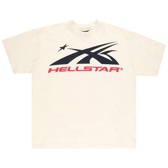 Hellstar Gel Sport Logo T-Shirt White/Red Price in India | Culture