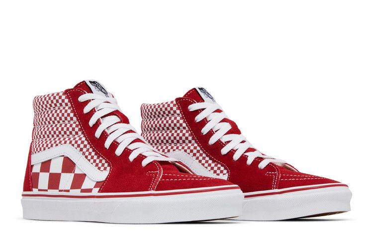 Vans Sk8-Hi Red Mix Checker