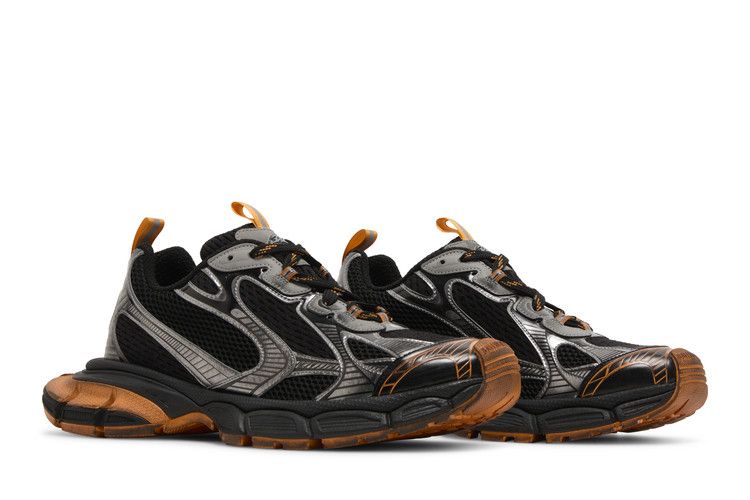Balenciaga 3XL Sneaker Worn-Out - Black Orange