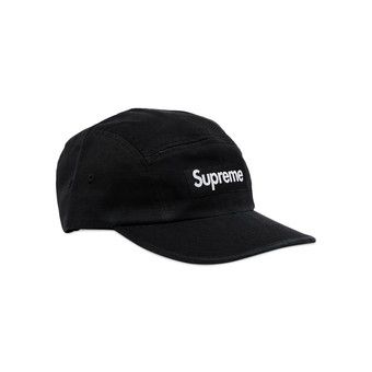 帽子 Supreme x GOODENOUGH Camp Cap \"Black Buy Supreme x Goodenough Crushed Rayon Pile Camp Cap 'Black