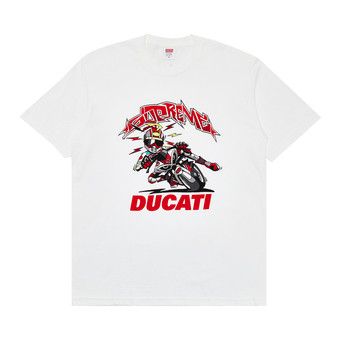 Buy Supreme x Ducati Bike Tee 'White' - SS24T36 WHITE | GOAT