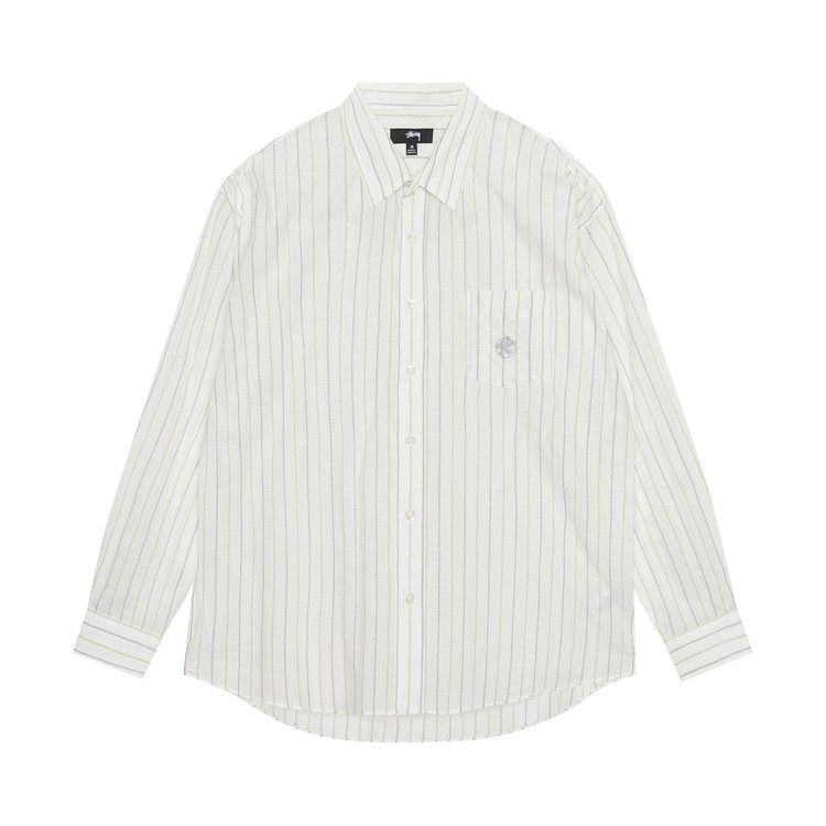 Stussy Classic Striped Shirt 'white'