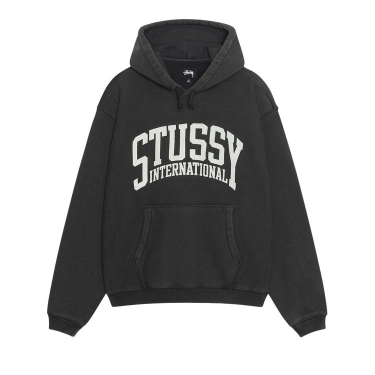 Stussy Relaxed International Hoodie 'washed Black'