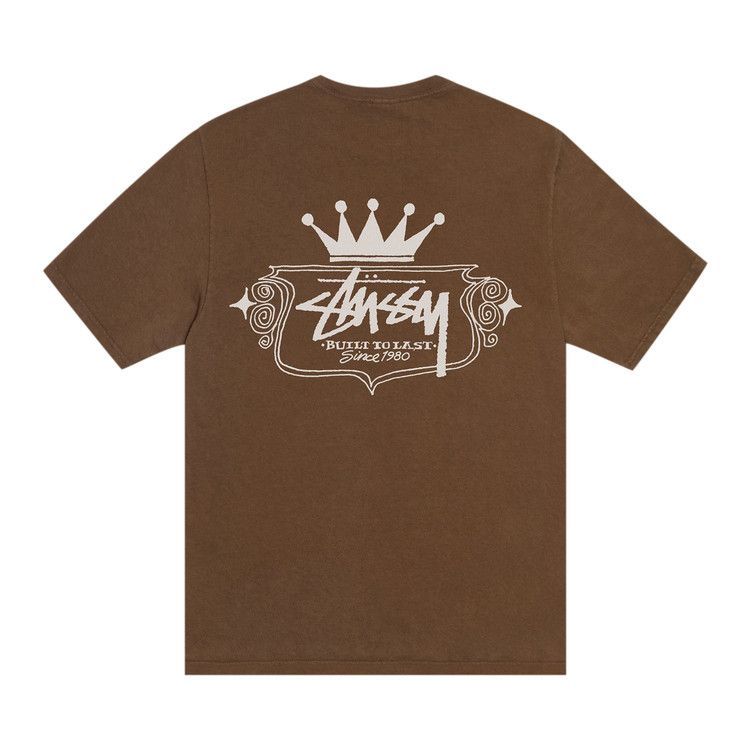 【Stussy】 正規品★ Basic Stussy Pigment Dyed T-Shirt Brown Buy Stussy Built To Last Tee 'Brown' - 1905028 BROW | GOAT