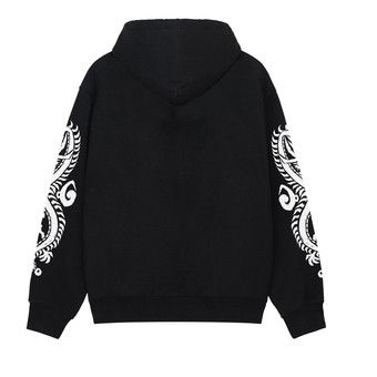 Buy Stussy Dragons Zip Hoodie Black 1975031 BLAC GOAT