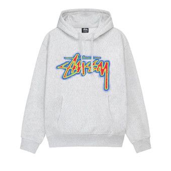 Buy Stussy Thermal Stock Hoodie 'Ash Heather' - 1925023 ASH