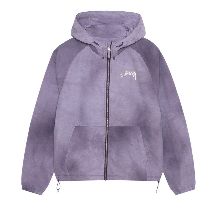Stussy パープル シェルジャケット Stussy Sherpa Paneled Hooded Jacket Lavender Men's - FW24 - US