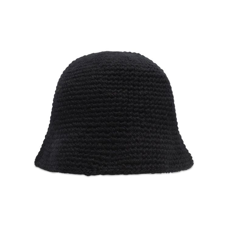 Buy Stussy Swirly S Knit Bucket Hat 'Black' - 1321208 BLAC | GOAT