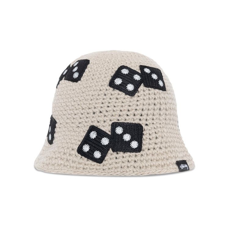 Buy Stussy Dice Knit Bucket Hat 'Light Grey' - 1321209 LIGH | GOAT CA