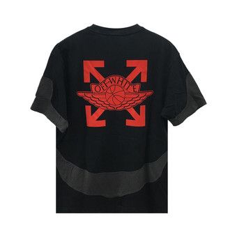 各サイズあり！国内発送！OFF-WHITE x Jordan Ｔシャツ Black OFF-WHITE x Jordan T-shirt Black Men's - FW21 - US