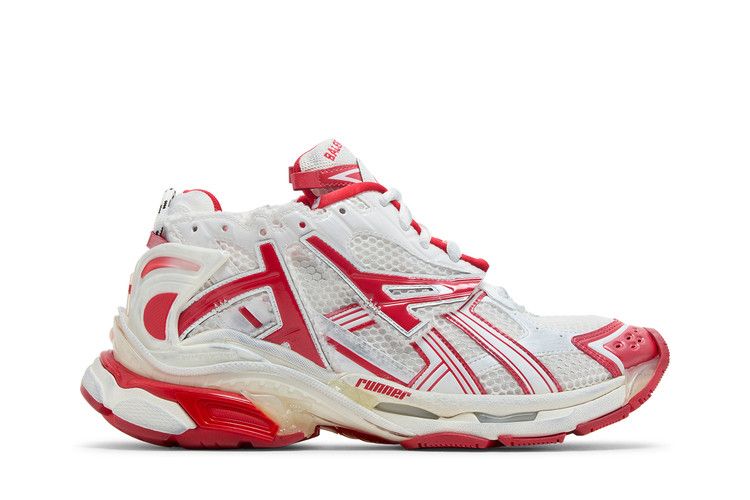 Buy Balenciaga Runner Sneaker White Red 677403 W3RB2 9060 GOAT