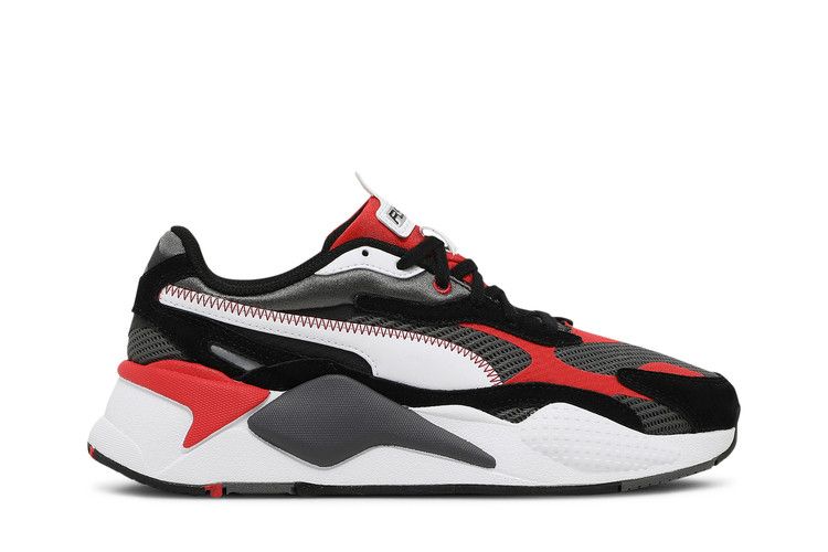 (GS) PUMA RS-X3 Twill 'Castlerock Poppy Red'