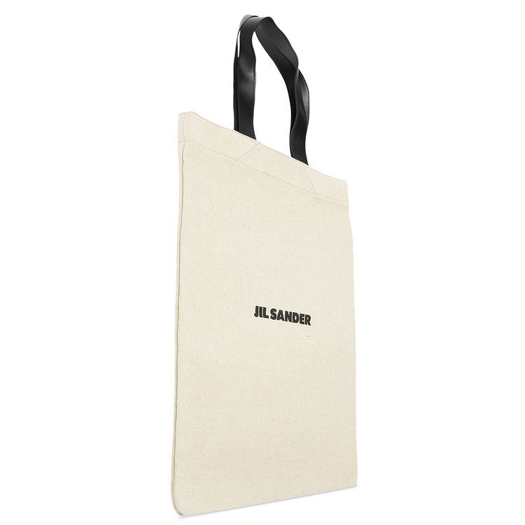Buy Jil Sander Grande Flat Shopper 'Bone' - JSPR852457