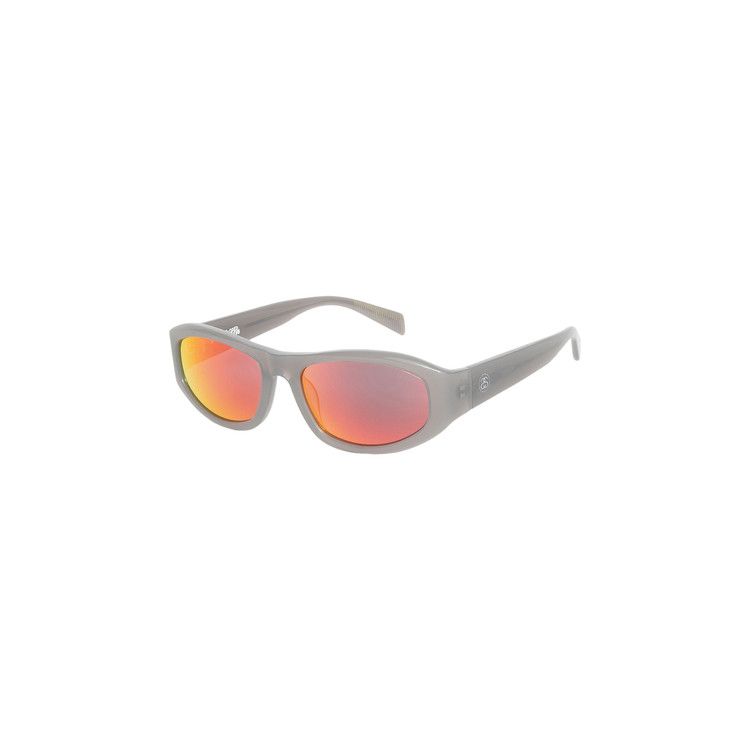 Stussy Landon Sunglasses Grey/Silver Flare