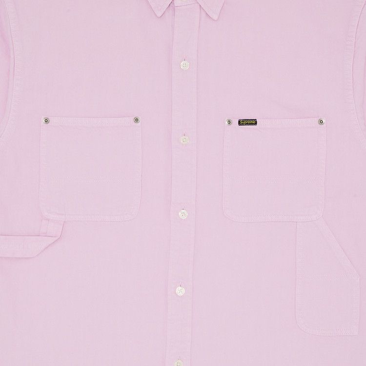 トップス Supreme LooseFit S/S Denim Painter Shirt Supreme Loose Fit S/S Denim Painter Shirt (SS25) Blue