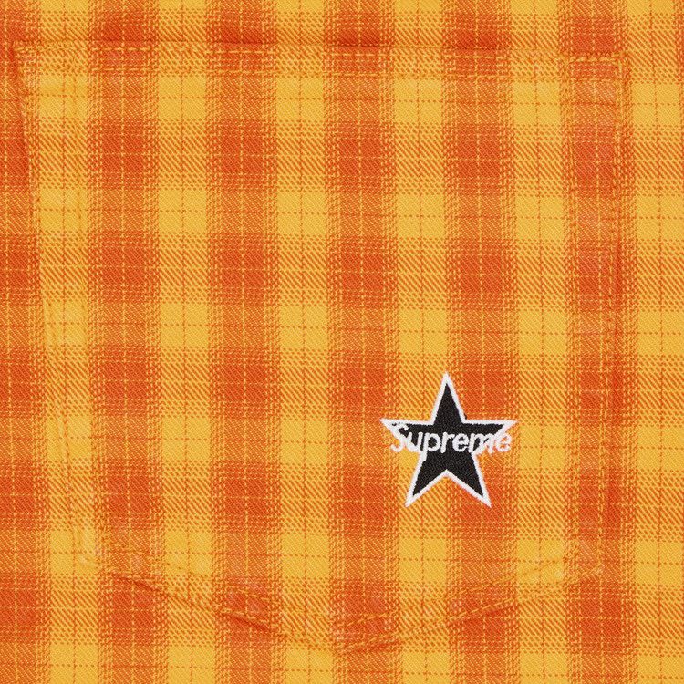 Buy Supreme Plaid Baggy Short 'Orange' - SS24SH23 ORANGE | GOAT