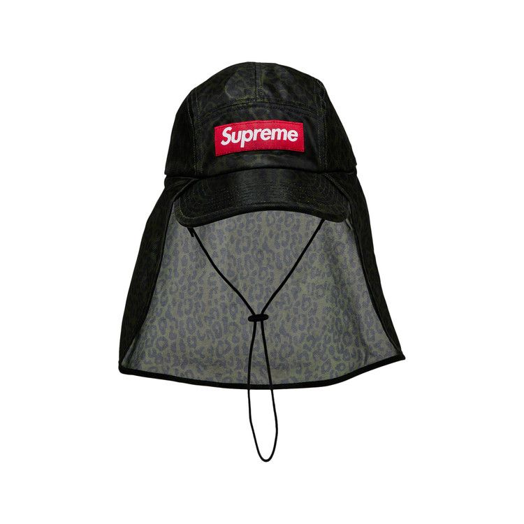 Buy Supreme Mesh Sunshield Camp Cap 'Leopard' - SS24H58