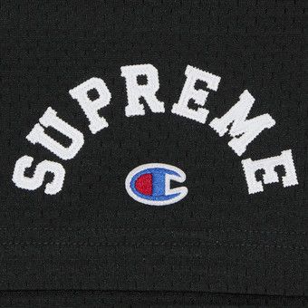 Supreme x Champion Mesh Crusher Black