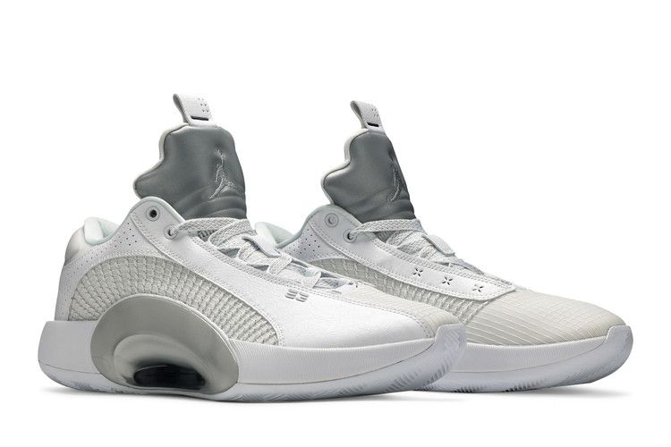 Air Jordan 35 Low Pf White Metallic Silver