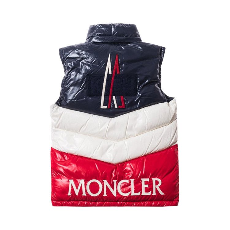 Moncler Genius X Kith Pelat Down Vest Navy White Red Culture Circle