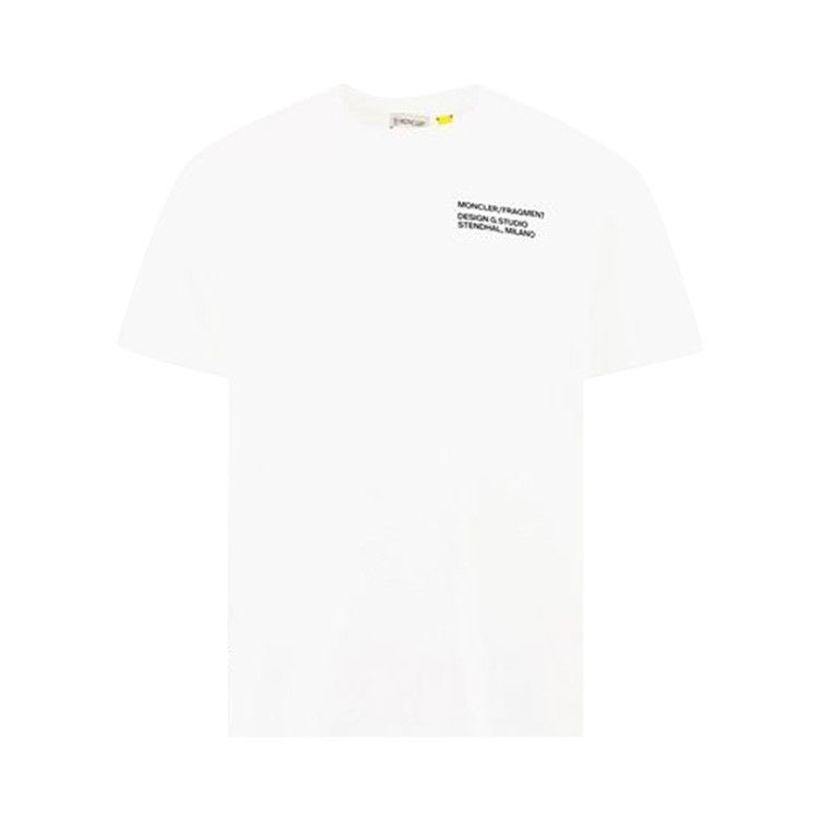 Moncler Genius fragment staffTシャツイエロー Moncler Genius 7 Moncler Fragt Hiroshi Fujiwara Yellow