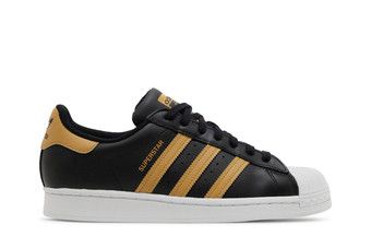 adidas Originals Men's Superstar Shoes, Size 11, Beige/White