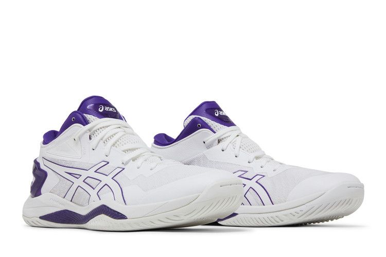 Asics Gel Burst 27 White Gentry Purple
